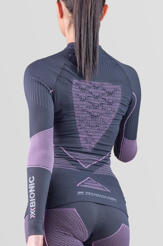 X-BIONIC Women Energy Accumulator 4.0 Shirt LG SL charcoal/magnolia