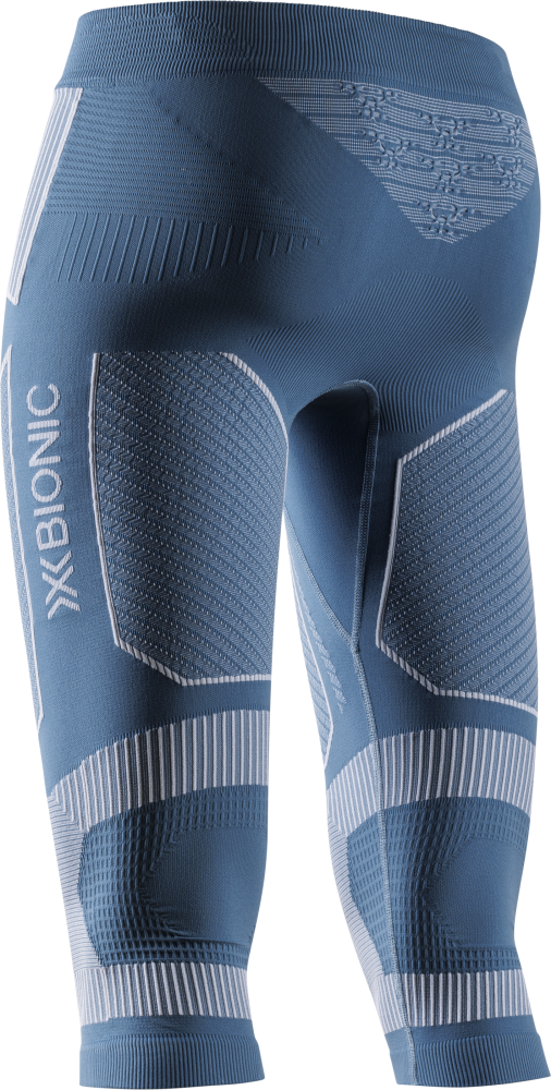 X-BIONIC Women Energy Accumulator Light Pants 3/4 mineral blue/arctic white