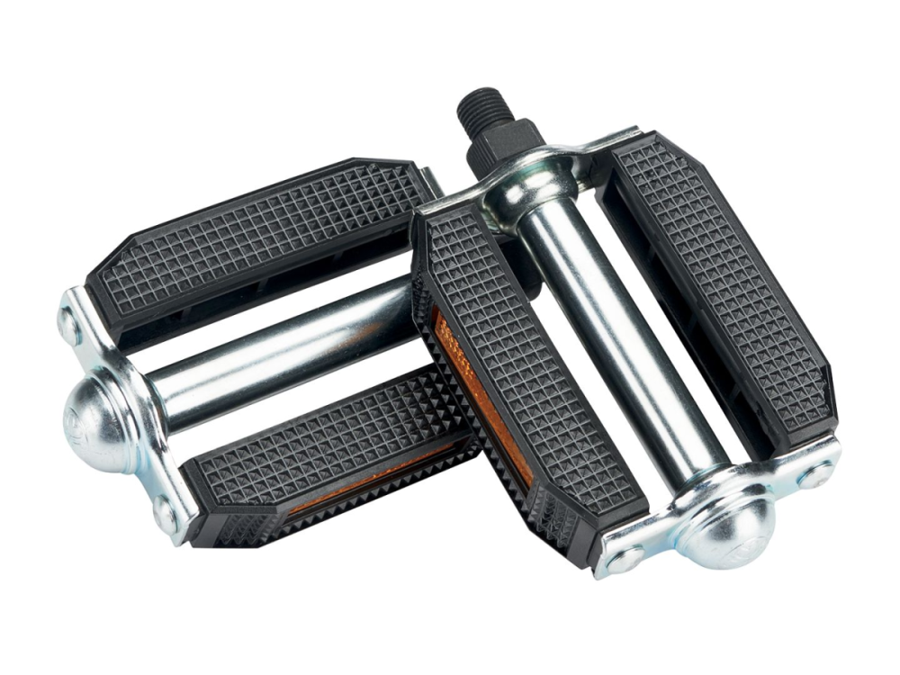 ELECTRA Pedal Deluxe Block 1/2in Spindle Chrome/Black