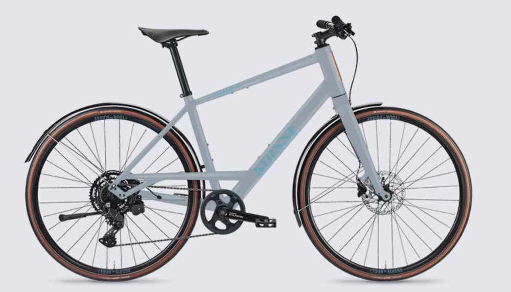 Tour de Suisse Parcours Alfine 11G Gates M/52cm titansilber matt