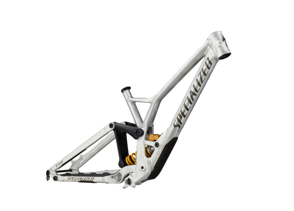 Specialized Demo Race Frameset, Gloss Flake Silver / Gunmetal / Brushed, S2