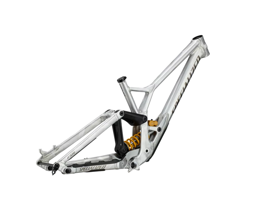 Specialized Demo Race Frameset, Gloss Flake Silver / Gunmetal / Brushed, S2