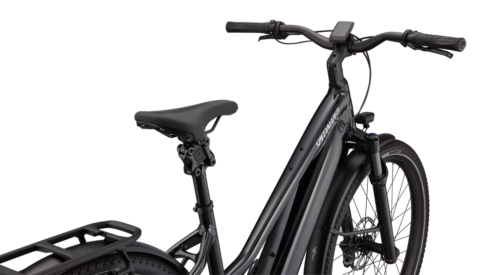 Specialized Turbo Vado 5.0 IGH Step-Through Gloss Castblack / Satin Silver Reflective S