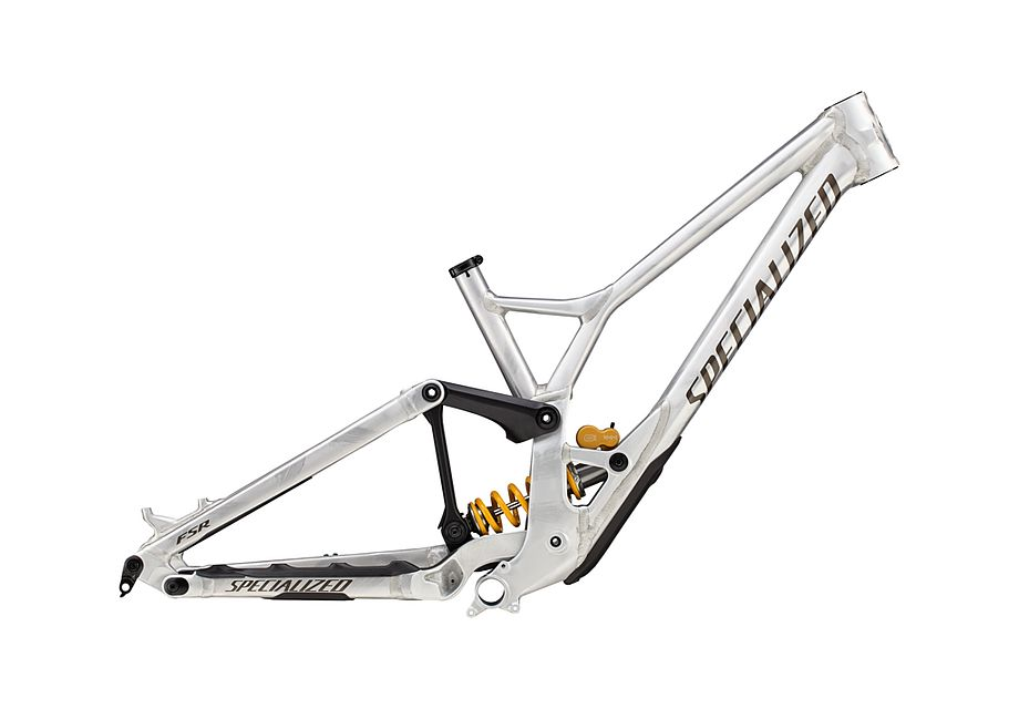 Specialized Demo Race Frameset, Gloss Flake Silver / Gunmetal / Brushed